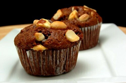 Chocolademuffins met macademia’s