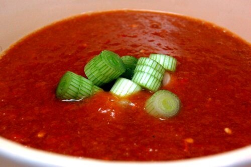 Gazpacho met geroosterde paprika