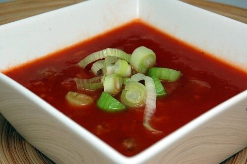 Tomatensoep met gehaktballetjes