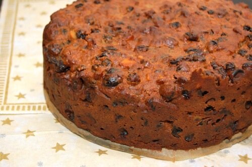 Fruitcake voor Kerstmis