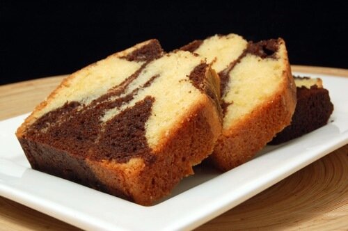 Marmercake met vanille en chocola