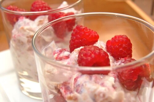 Eton mess met frambozen