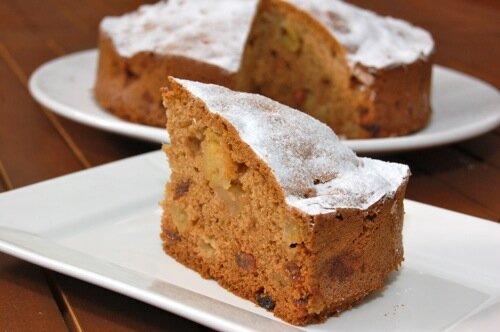 Appelcake met olijfolie