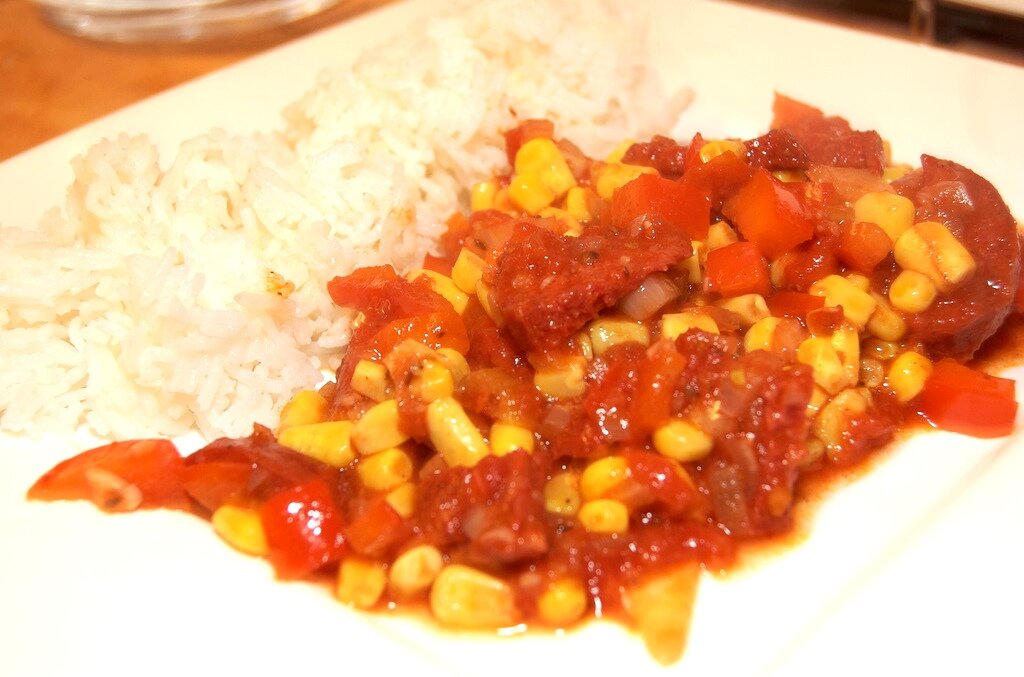 Mexicaanse chili met chorizo