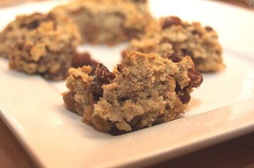 Havermoutkoekjes met rozijnen