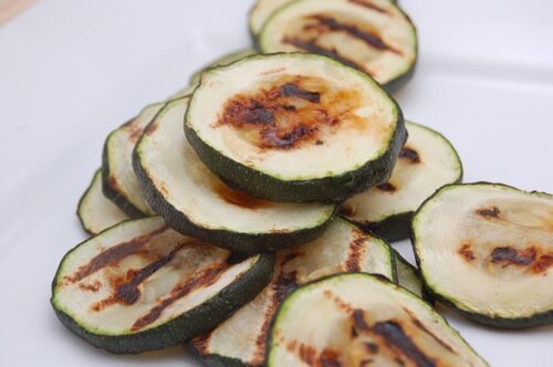 Gegrilde courgette