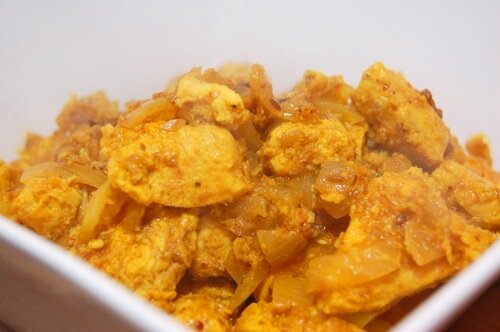 Curry: kip Vindaloo